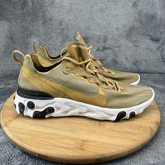 Nike React Element 55 Shoes Mens Size 8.5 Beige Low Top Sneakers BQ6166-700 main image 11